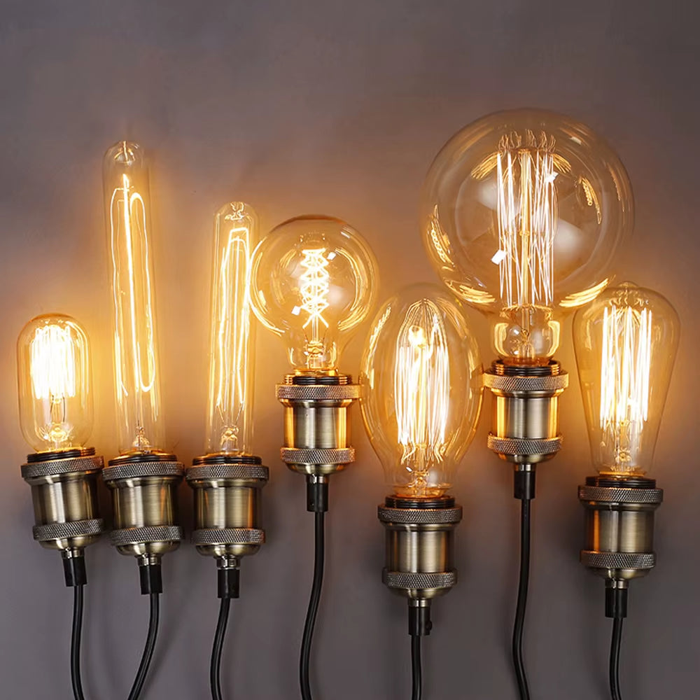Dimmable  Light Bulb E27 40W 220V Retro Vintage  Bulb Incandescent Ampoule Bulbs Vintage  Lamp Retro Light