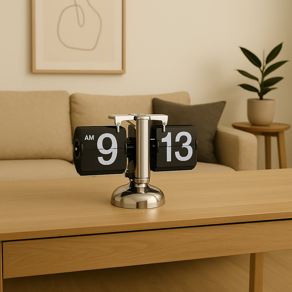 Minimalist Retro Flip Clock