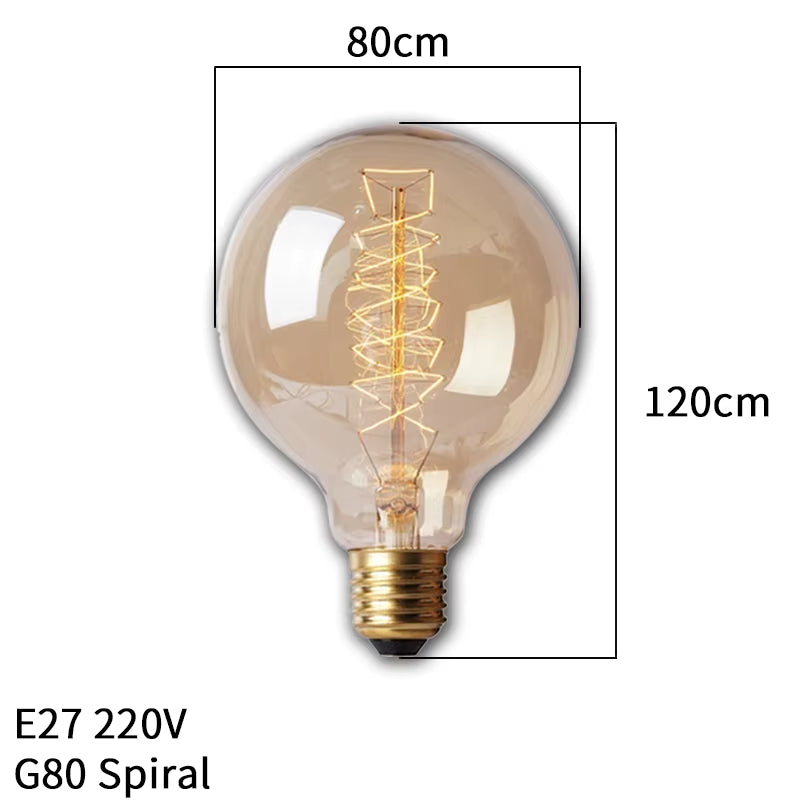 Dimmable  Light Bulb E27 40W 220V Retro Vintage  Bulb Incandescent Ampoule Bulbs Vintage  Lamp Retro Light